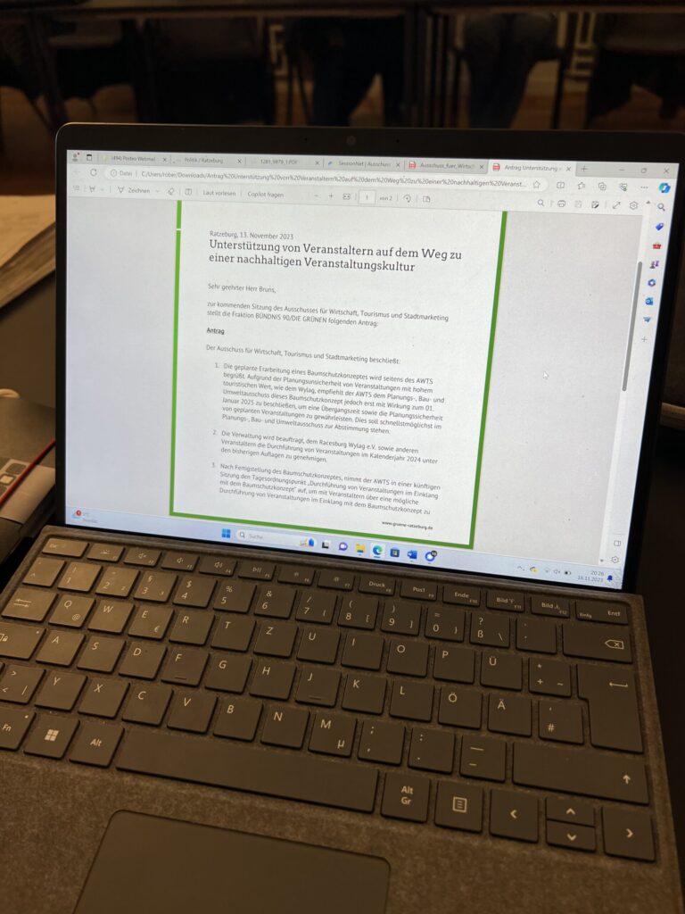 Ratzeburg: Antrag der Grünen für Racesburg Wylag erhält breite Zustimmung