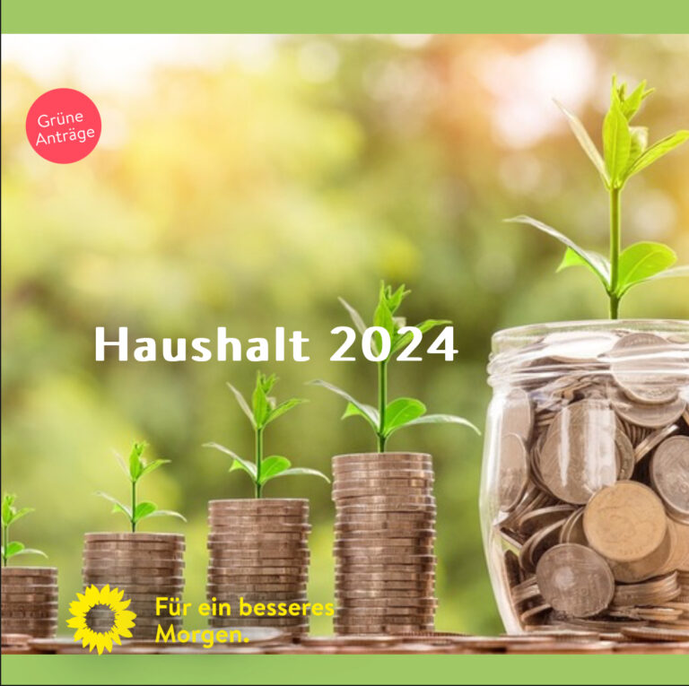 Grüne Mölln setzen klare Zeichen im Haushalt 2024 für eine nachhaltige und lebenswerte Stadt!